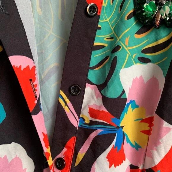 Dida Bole tropical print beaded dress - Picture 14 of 16